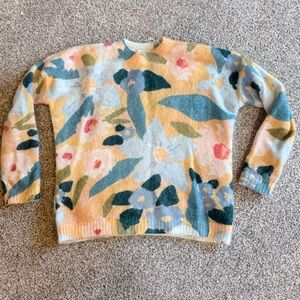 Sezane Jumper in beautiful flower pattern